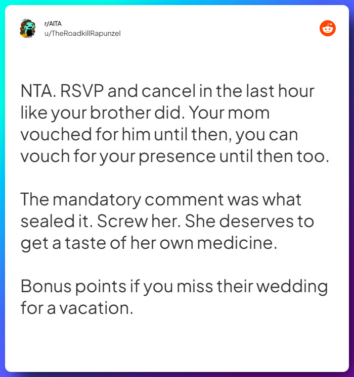 Comment from u/TheRoadkillRapunzel