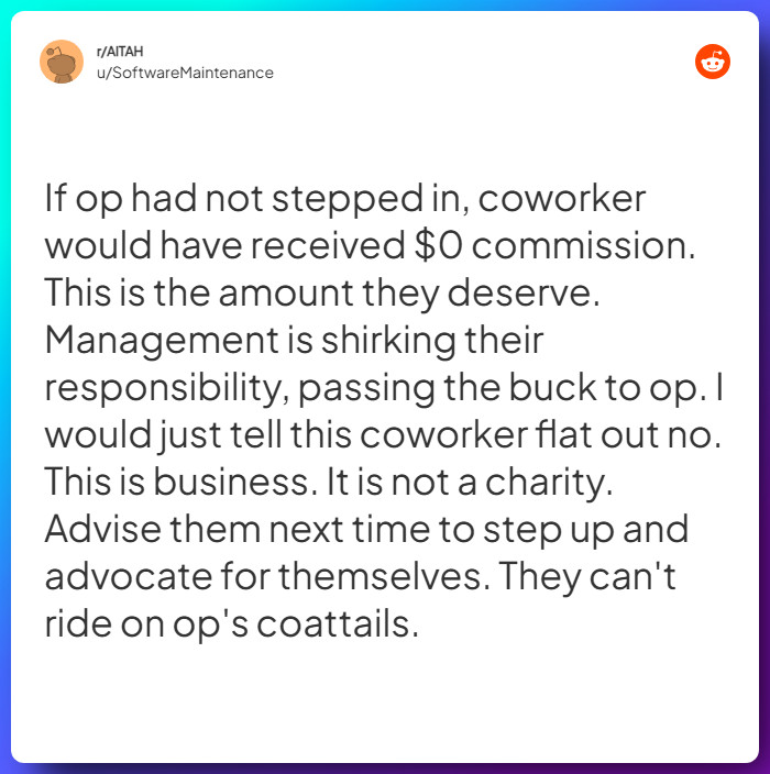 Comment from u/SoftwareMaintenance