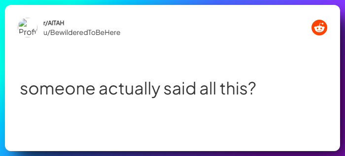 Comment from u/BewilderedToBeHere