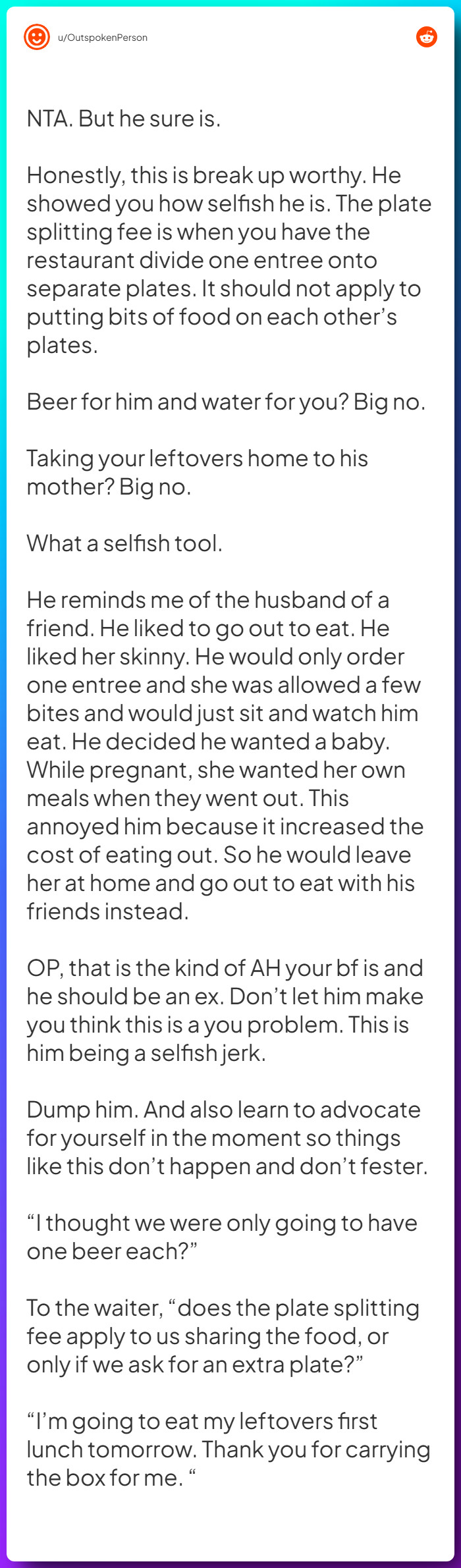 Comment from u/OutspokenPerson