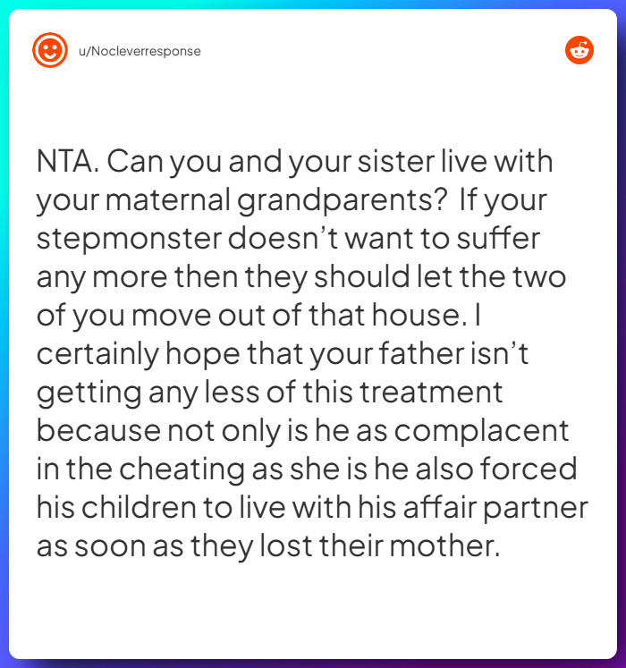 Comment from u/Nocleverresponse