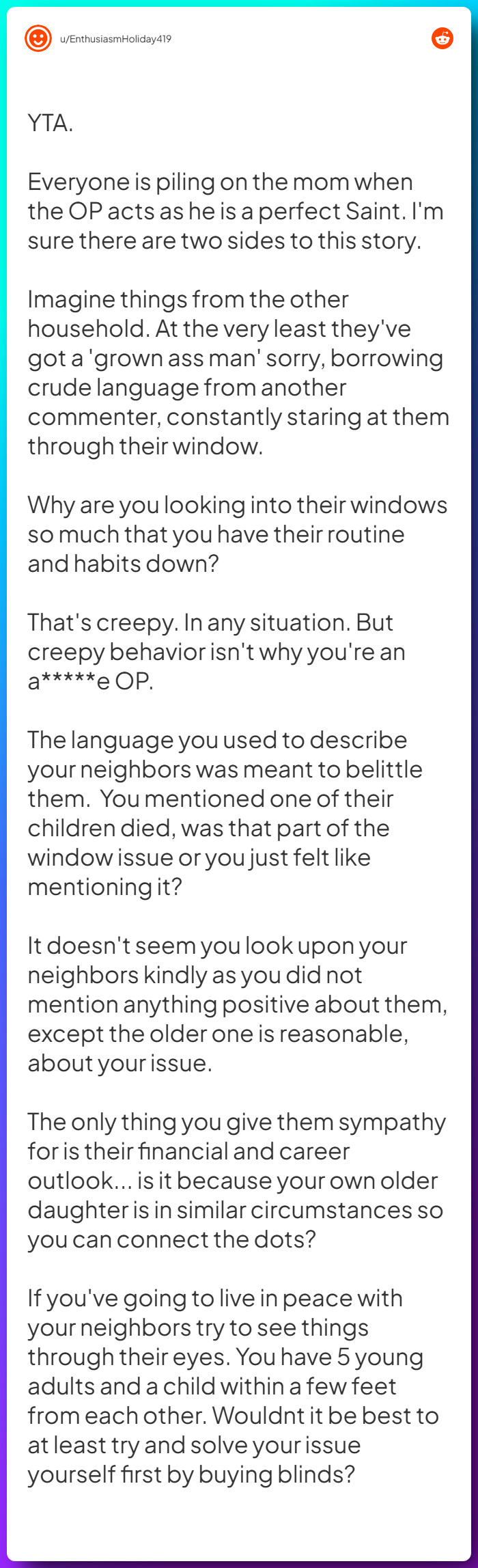 Comment from u/EnthusiasmHoliday419