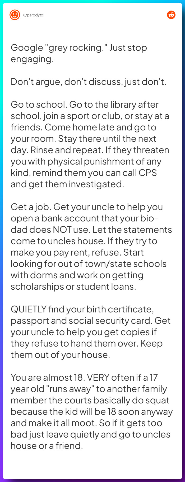 Comment from u/parodytx