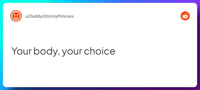 Comment from u/DaddysStormyPrincess