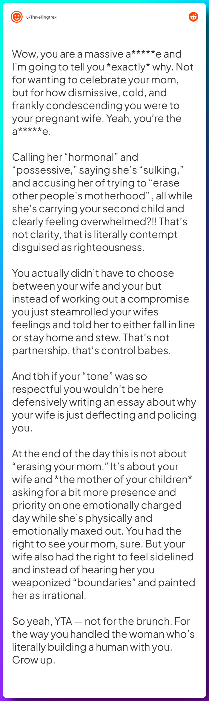 Comment from u/Travellingtrex