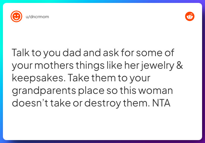 Comment from u/dncrmom