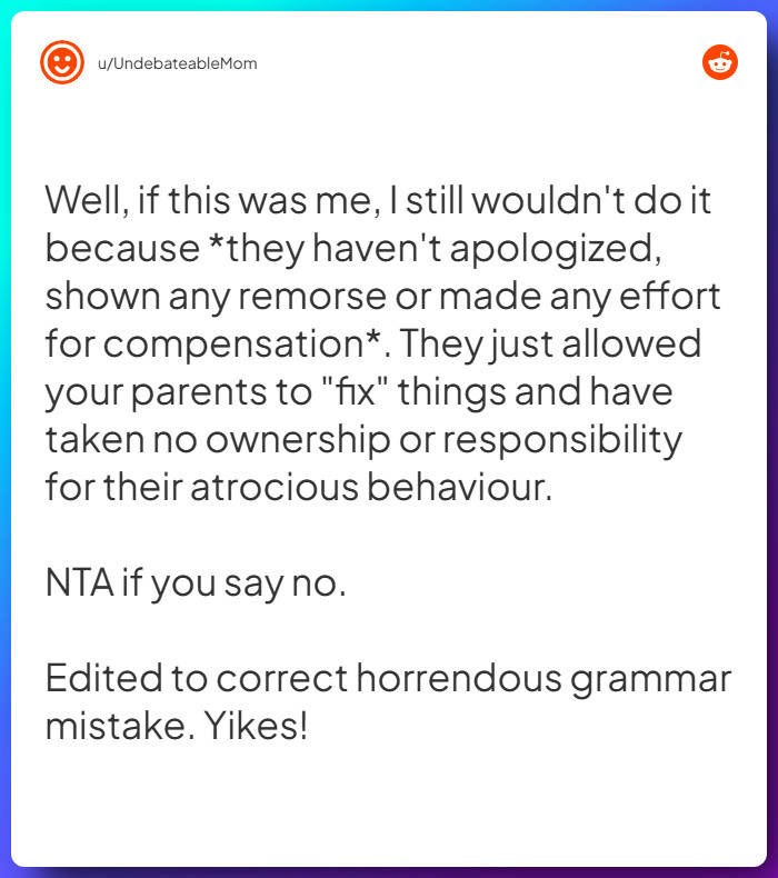 Comment from u/UndebateableMom