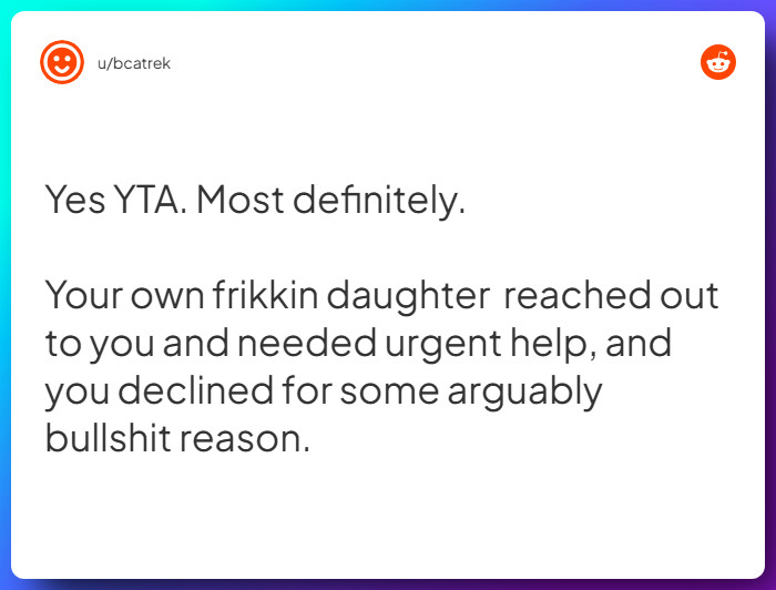 Comment from u/bcatrek