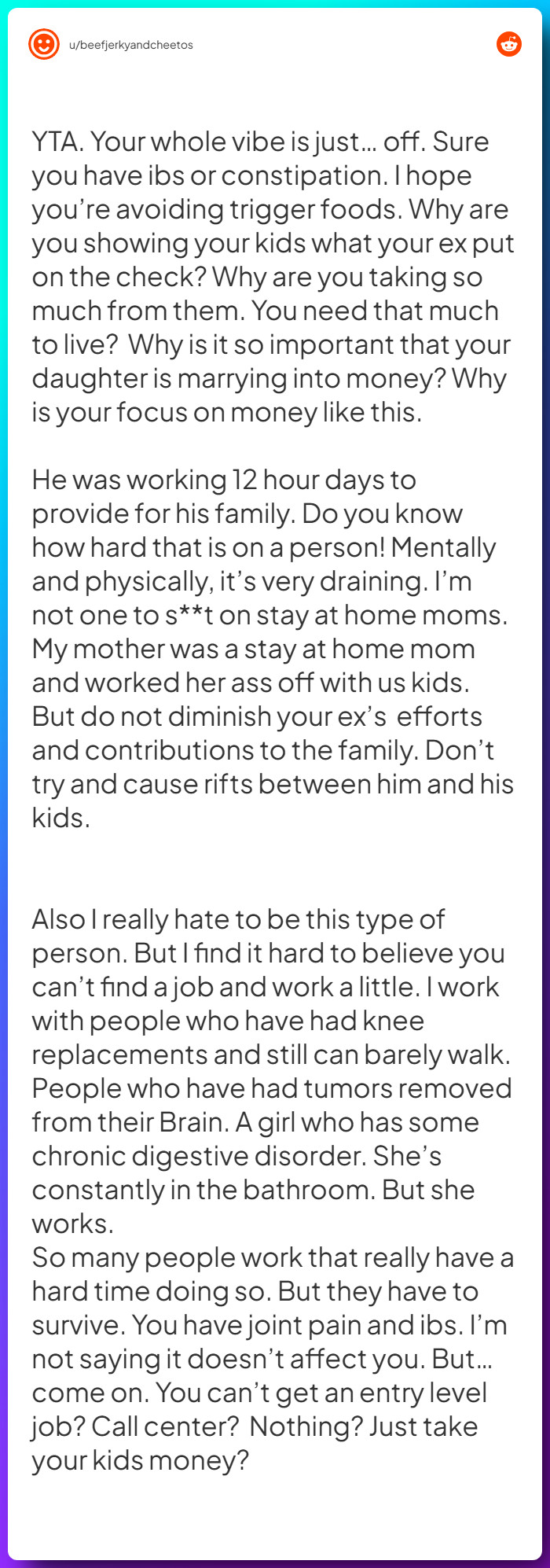 Comment from u/beefjerkyandcheetos