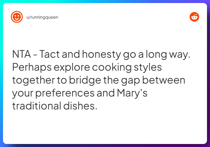 Comment from u/runningqueen