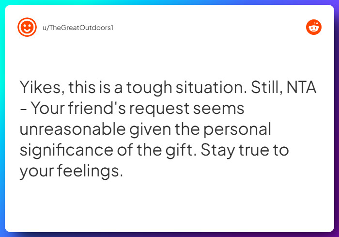 Comment from u/TheGreatOutdoors1