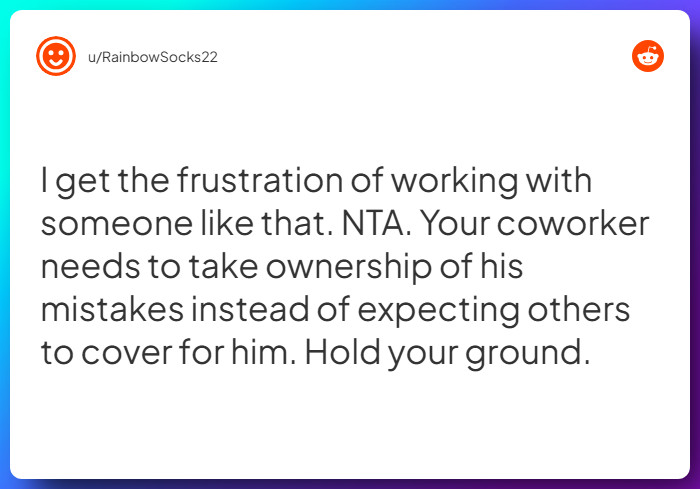 Comment from u/RainbowSocks22