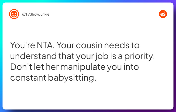 Comment from u/TVShowJunkie