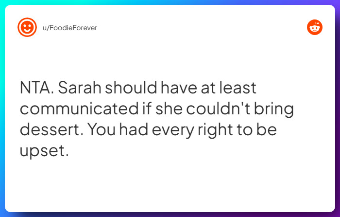 Comment from u/FoodieForever