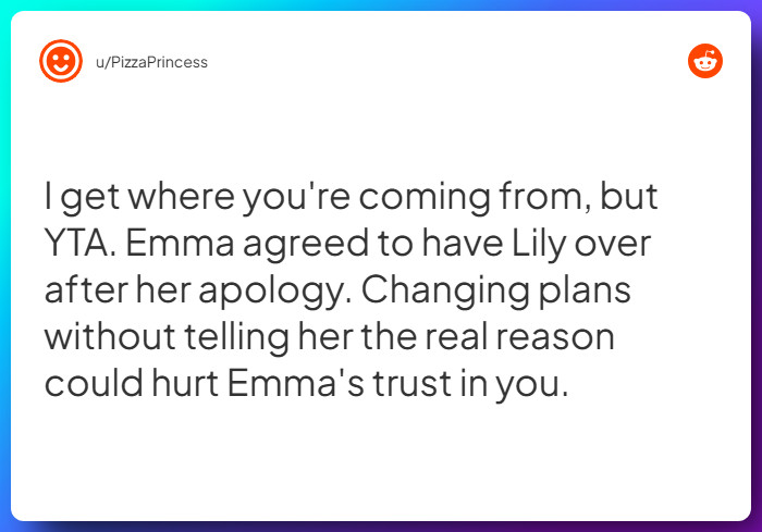 Comment from u/PizzaPrincess