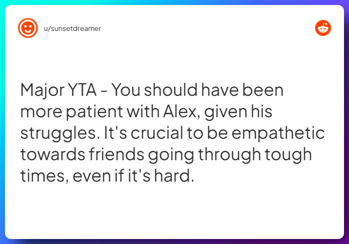 Comment from u/sunsetdreamer