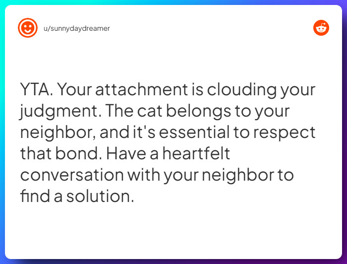 Comment from u/sunnydaydreamer