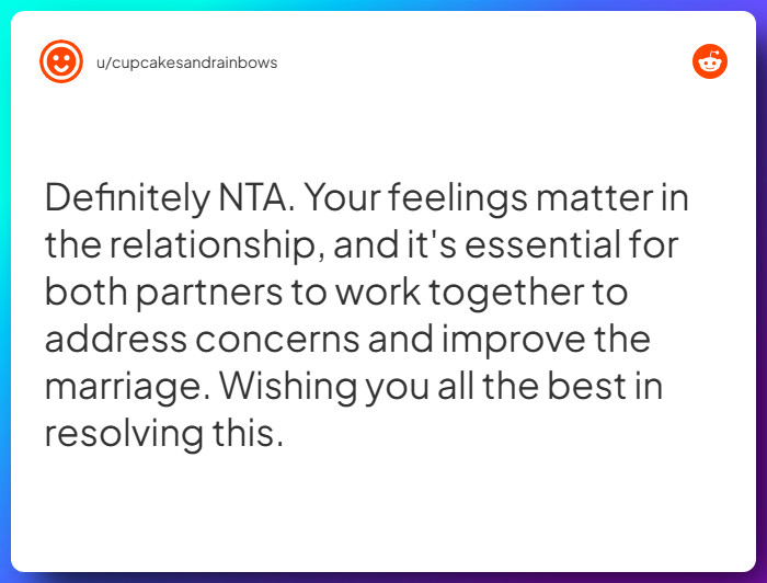 Comment from u/cupcakesandrainbows