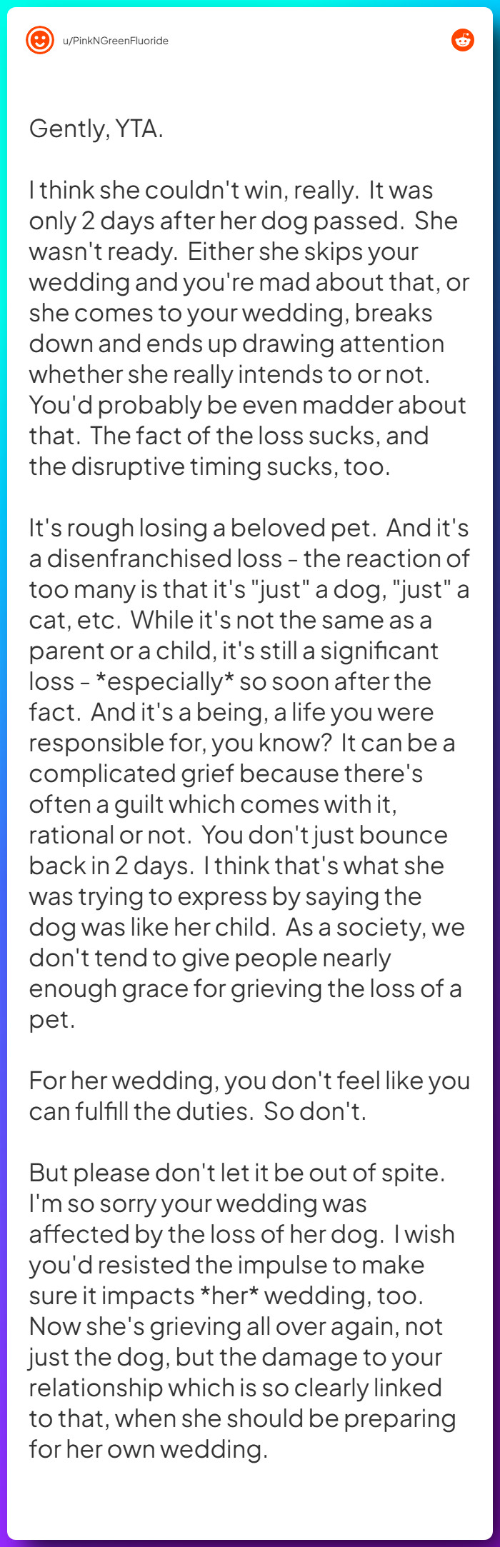 Comment from u/PinkNGreenFluoride