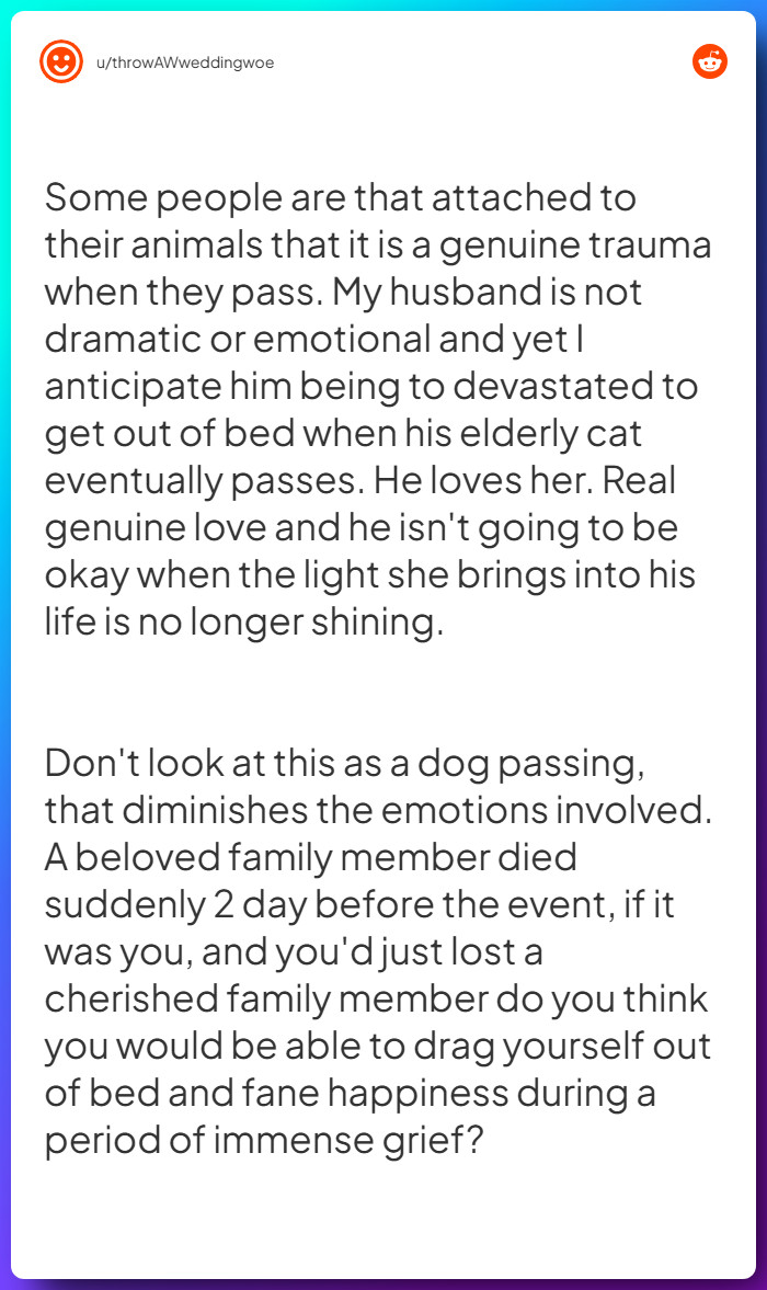 Comment from u/throwAWweddingwoe