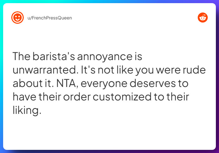 Comment from u/FrenchPressQueen