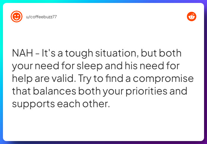 Comment from u/coffeebuzz77