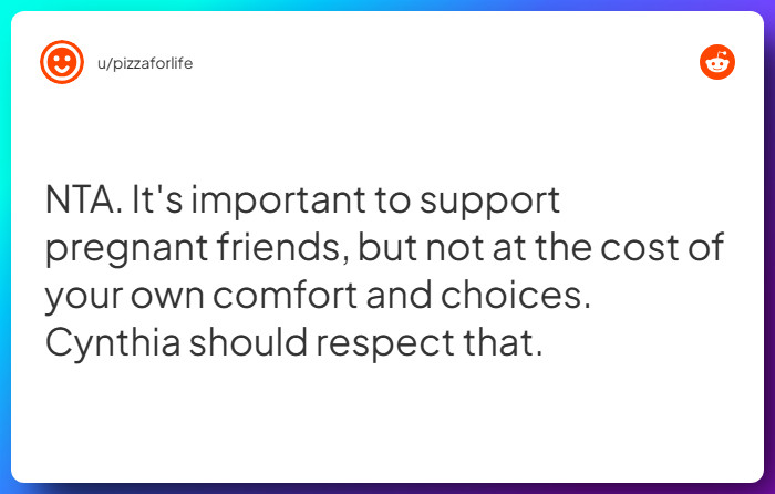 Comment from u/pizzaforlife