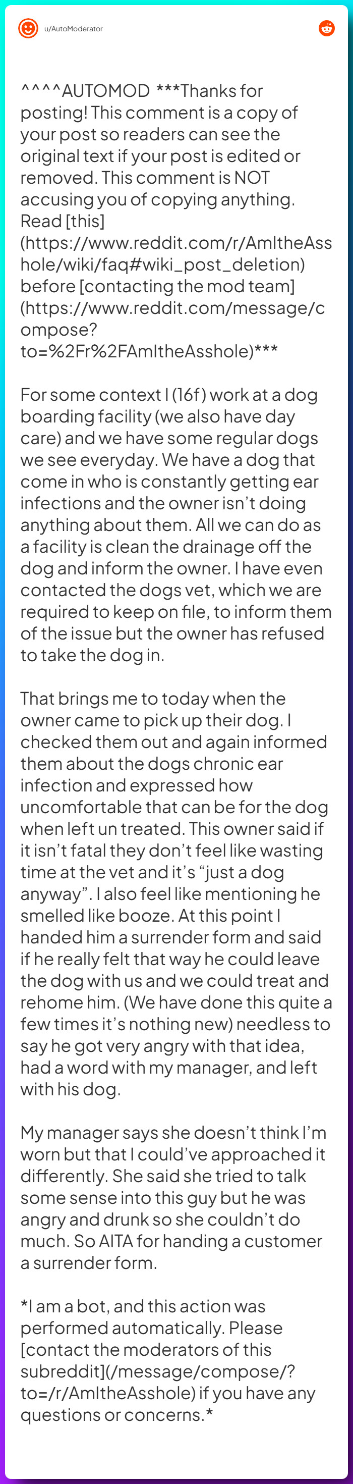 Comment from u/AutoModerator