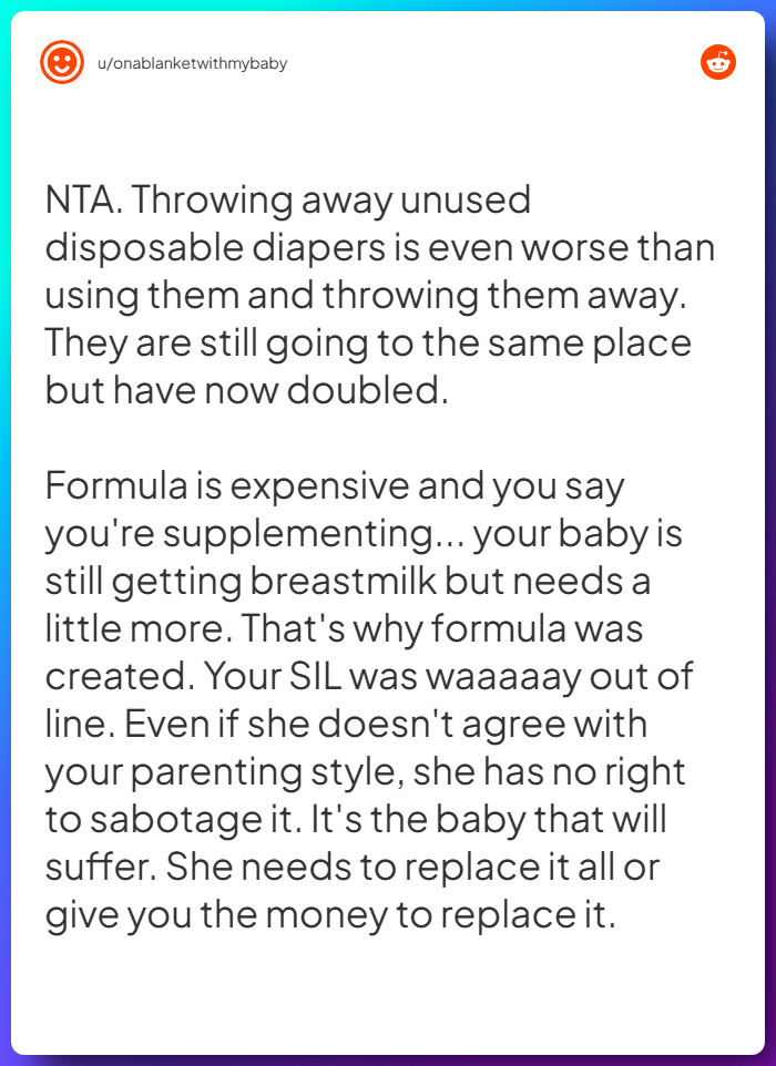 Comment from u/onablanketwithmybaby