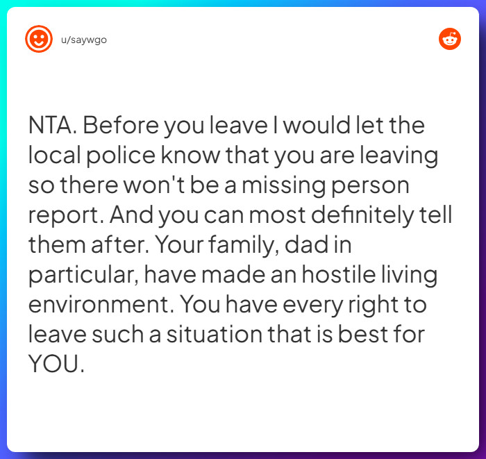 Comment from u/saywgo