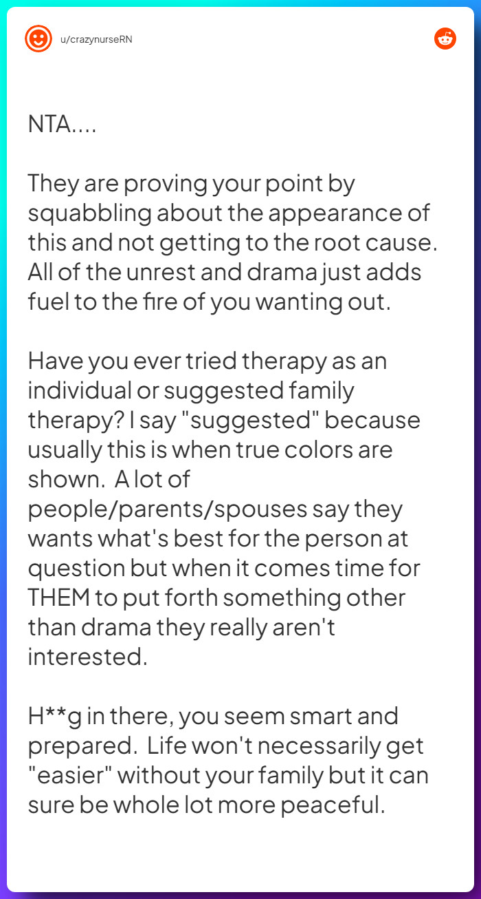 Comment from u/crazynurseRN