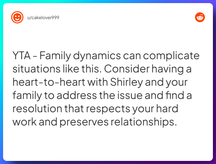 Comment from u/cakelover999