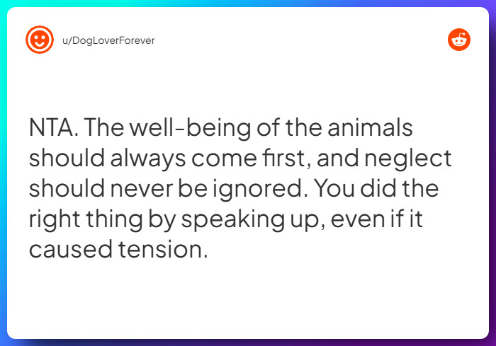 Comment from u/DogLoverForever