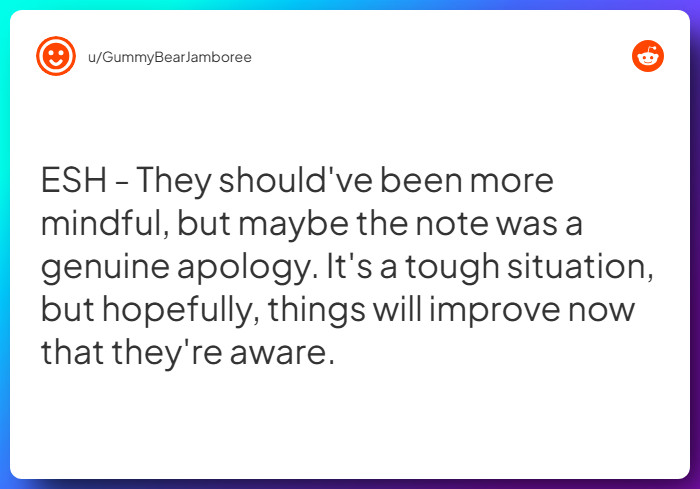 Comment from u/GummyBearJamboree