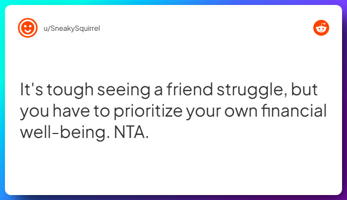 Comment from u/SneakySquirrel