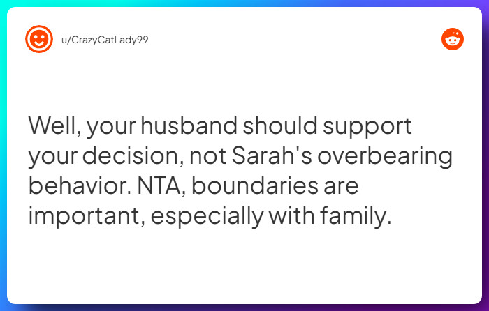 Comment from u/CrazyCatLady99