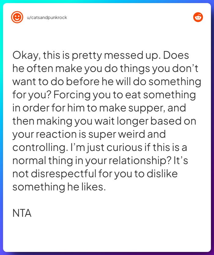 Comment from u/catsandpunkrock