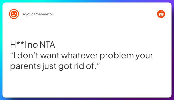 Comment from u/youcameheretoo