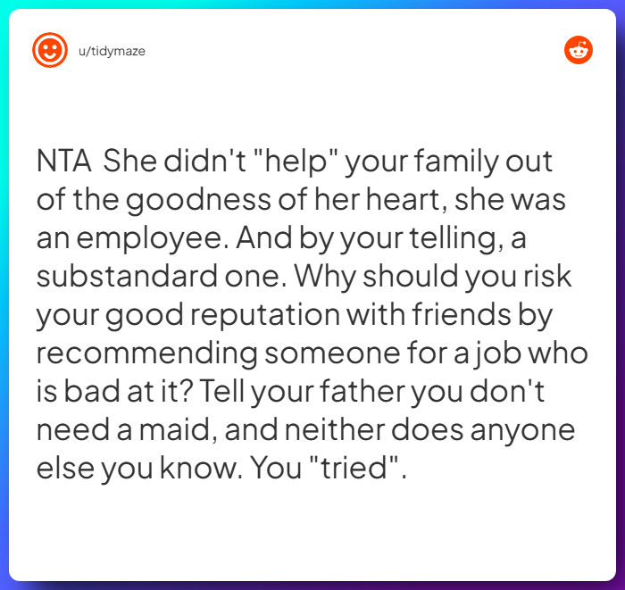 Comment from u/tidymaze