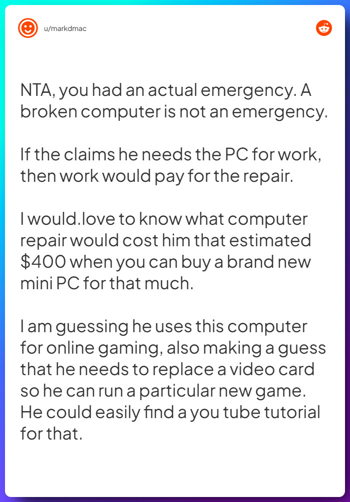 Comment from u/markdmac