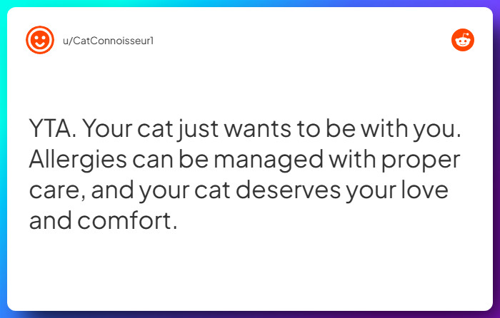 Comment from u/CatConnoisseur1