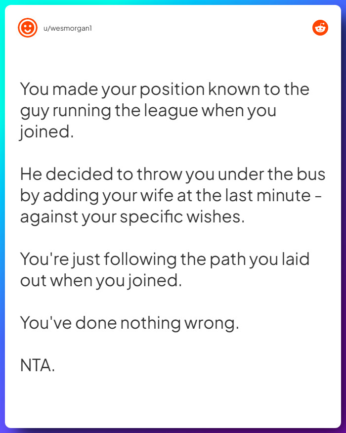 Comment from u/wesmorgan1