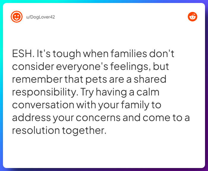 Comment from u/DogLover42