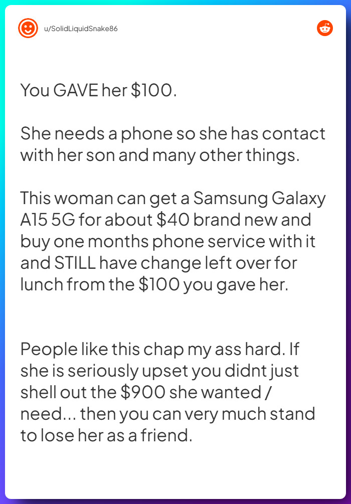 Comment from u/SolidLiquidSnake86