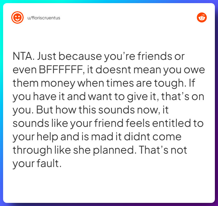 Comment from u/floriscruentus