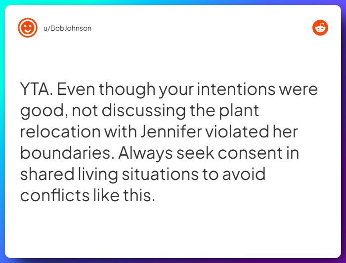 Comment from u/BobJohnson