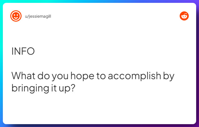 Comment from u/jessiemagill