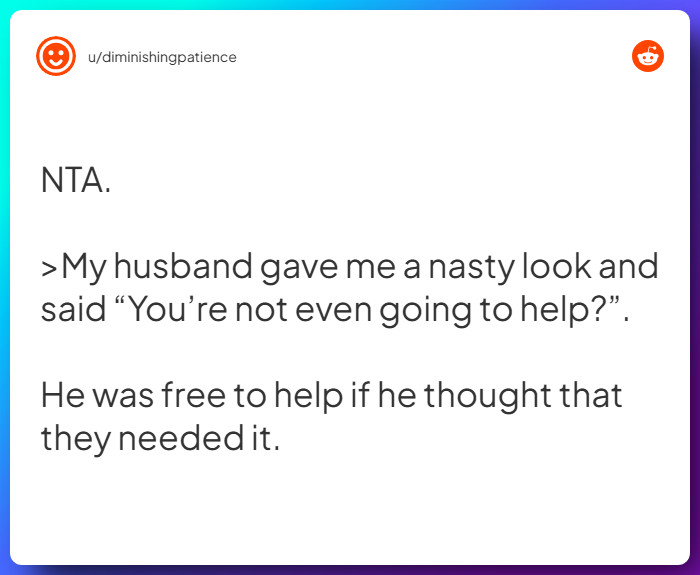 Comment from u/diminishingpatience