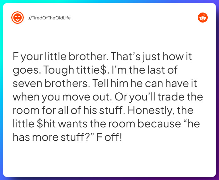 Comment from u/TiredOfTheOldLife