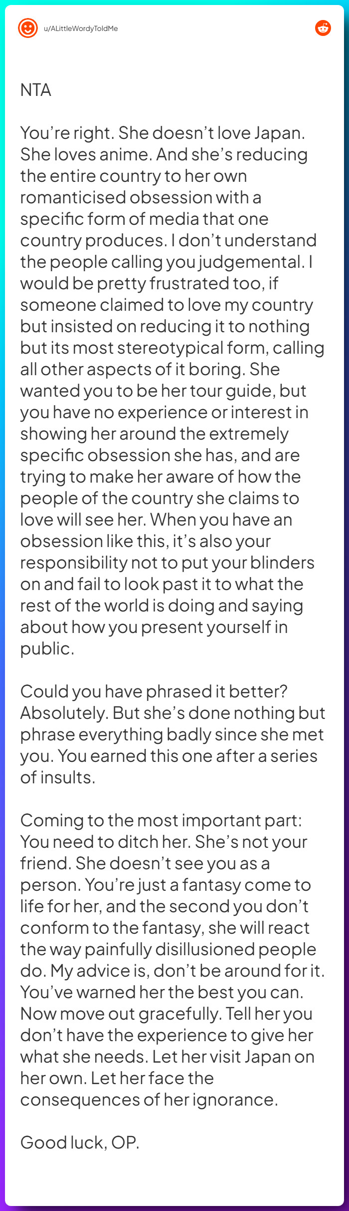 Comment from u/ALittleWordyToldMe